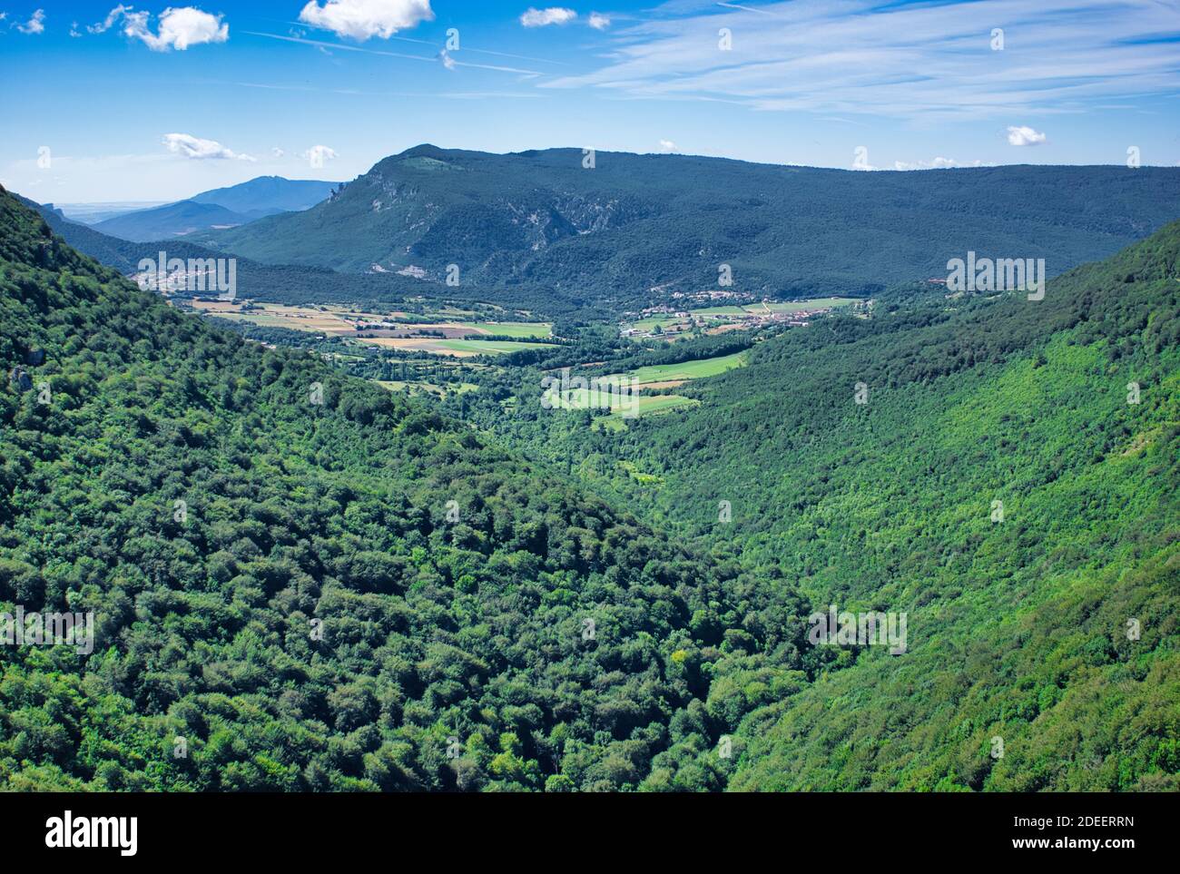 Der Naturpark Urbasa und Andia in Navarra, Spanien Stockfoto