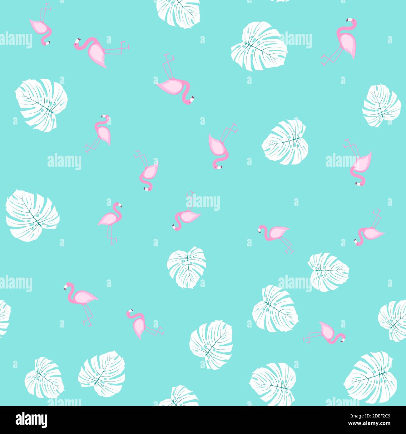 Cute nahtlose Flamingo Muster Vektor-illustration EPS 10. Stock Vektor