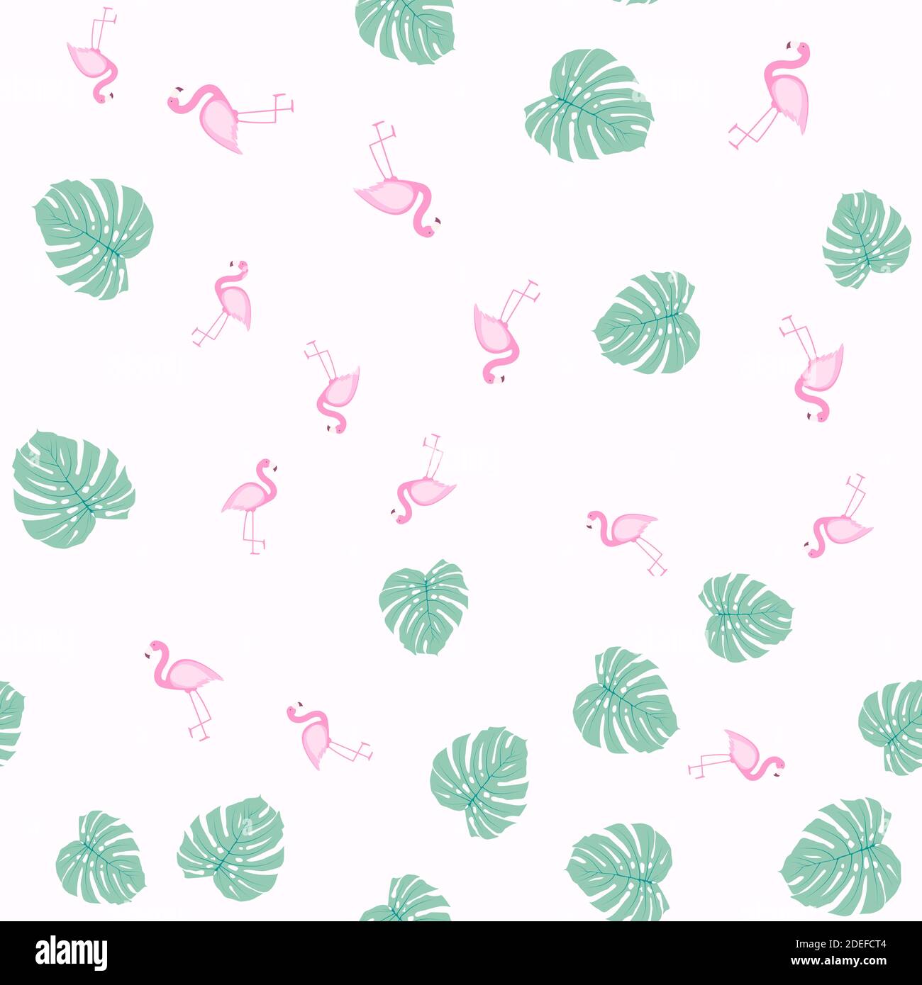 Cute nahtlose Flamingo Muster Vektor-illustration EPS 10. Stock Vektor