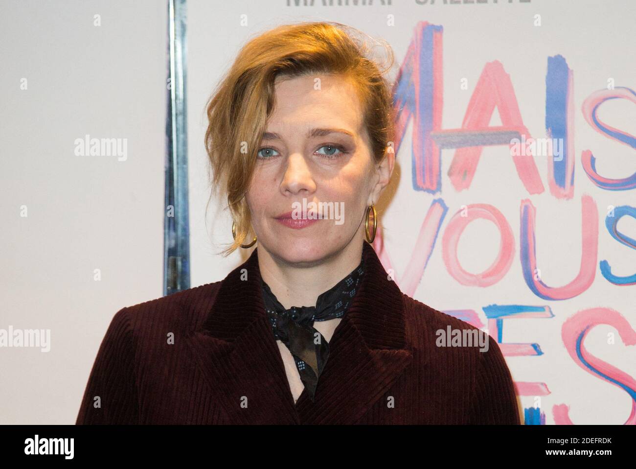 Celine Sallette nimmt am 16. April 2019 an der Pariser Premiere von 'mais Vous Etes Fous' im Kino UGC Cine Cite Les Halles in Paris Teil. Foto von Nasser Berzane/ABACAPRESS.COM Stockfoto
