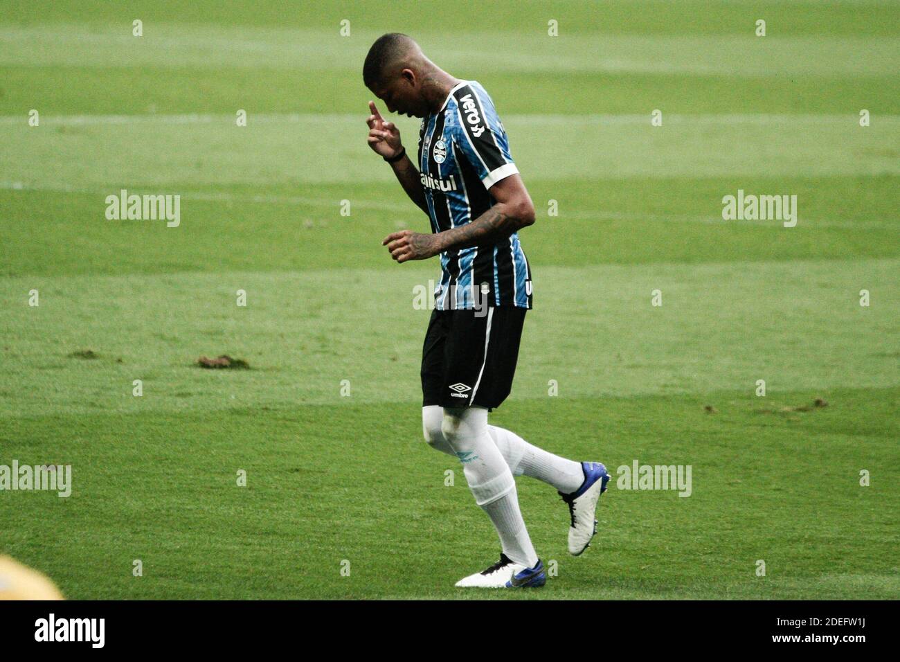 Sao Paulo, Sao Paulo, Brasilien. November 2020. (SPO) Brasilianische 1. Division Fußball-Liga: Gremio vs Goias. 30. November 2020, Porto Alegre, Rio Grande do Sul, Brasilien: Fußballspiel zwischen Gremio und Goias, gültig für den verspäteten 6. Lauf der brasilianischen 1. Liga im Stadion der Gremio Arena in Porto Alegre.Quelle: Matheus PE/Thenews2. Quelle: Matheus PE/TheNEWS2/ZUMA Wire/Alamy Live News Stockfoto