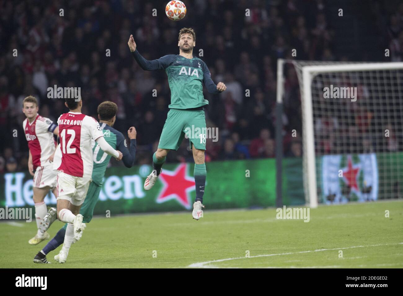 Tottenhams Fernando llorente im letzten Rückspiel der Champions League 1/2, Ajax gegen Tottenham, am 8. Mai 2019 in der Amsterdam Arena, Amsterdam, Niederlande. Tottenham gewann 3:2. Foto von Henri Szwarc/ABACAPRESS.COM Stockfoto