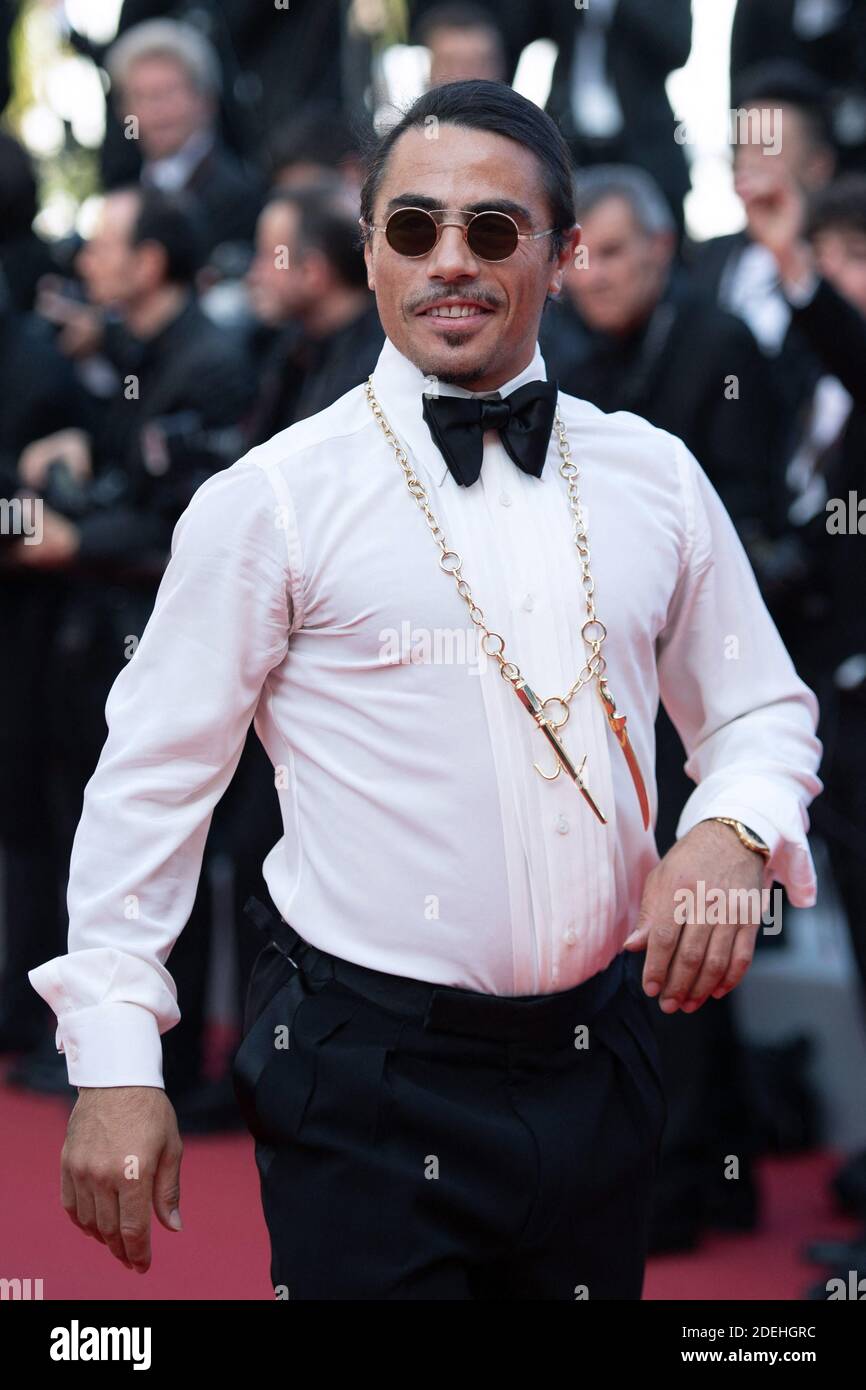 Nusret Gokce aka Salt BAE bei der Il traditore Premiere im Rahmen der 72. Internationalen Filmfestspiele von Cannes am 23. Mai 2019 in Cannes, Frankreich. Foto von Aurore Marechal/ABACAPRESS.COM Stockfoto