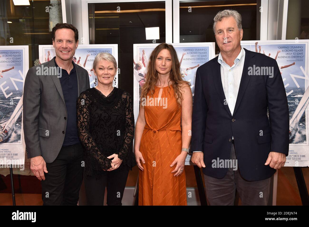 Alex Holmes, Tracy Edwards, Victoria Gregory und Tom Bernard nehmen an der Los Angeles Premiere von Sony Pictures Classic's 'maiden' im Linwood Dunn Theatre am 14. Juni 2019 in Los Angeles, CA, USA Teil. Lionel Hahn/ABACAPRESS.COM Stockfoto
