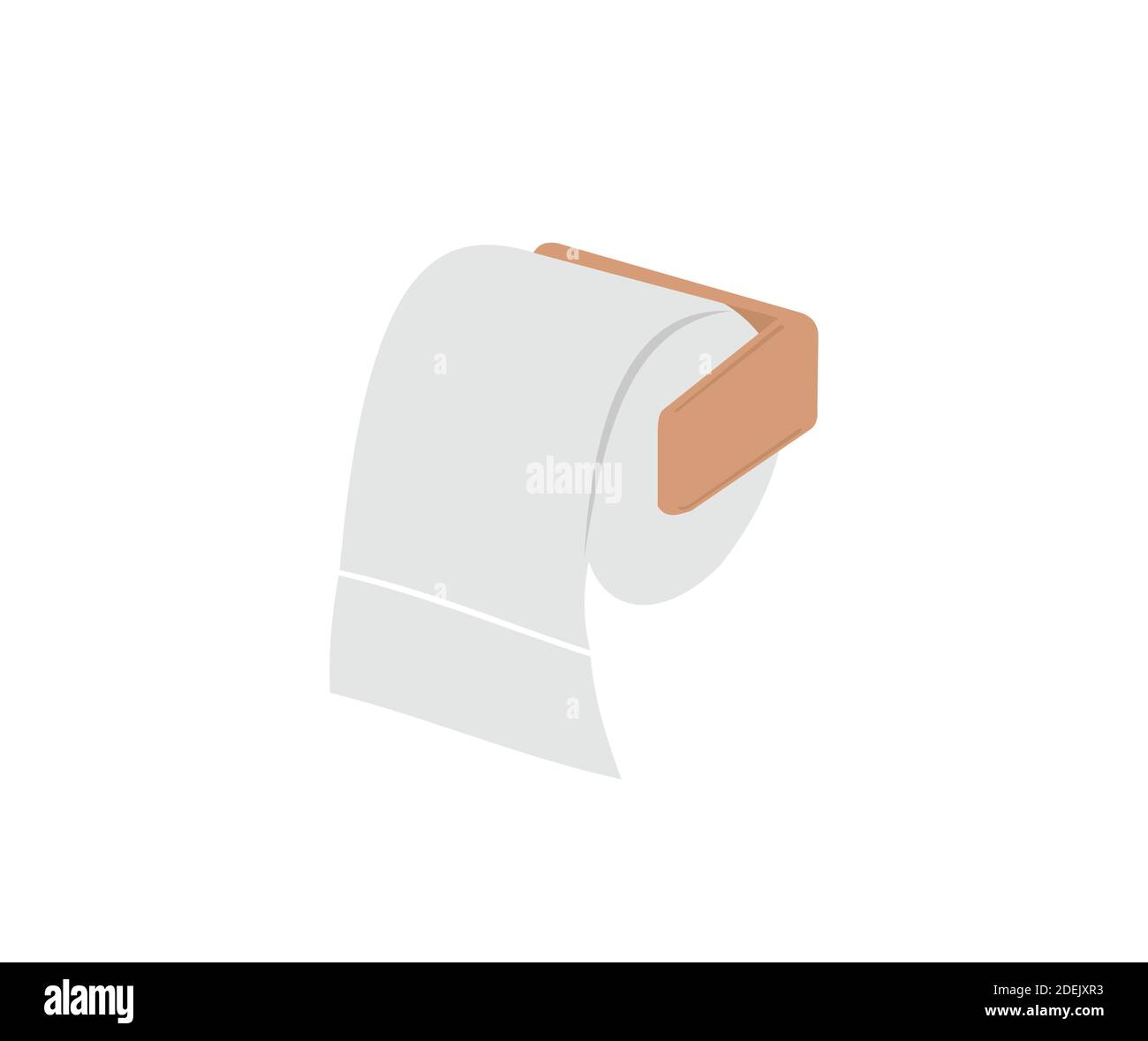 Toilettenpapier mit Ikonen Stock Vektor
