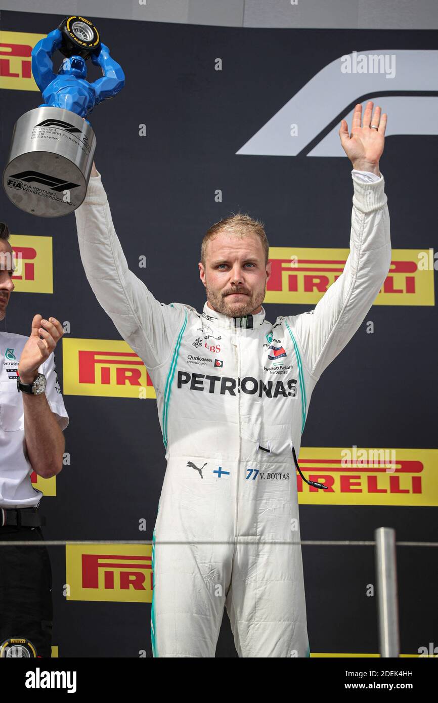 Valtteri Bottas (Scuderia Mercedes AMG Petronas Motorsport) wird am 23. Juni 2019 beim Grand Prix de France 2019 in Le Castellet auf Platz 2 eingestuft. Foto von Marco Piovanotto/ABACAPRESS.COM Stockfoto