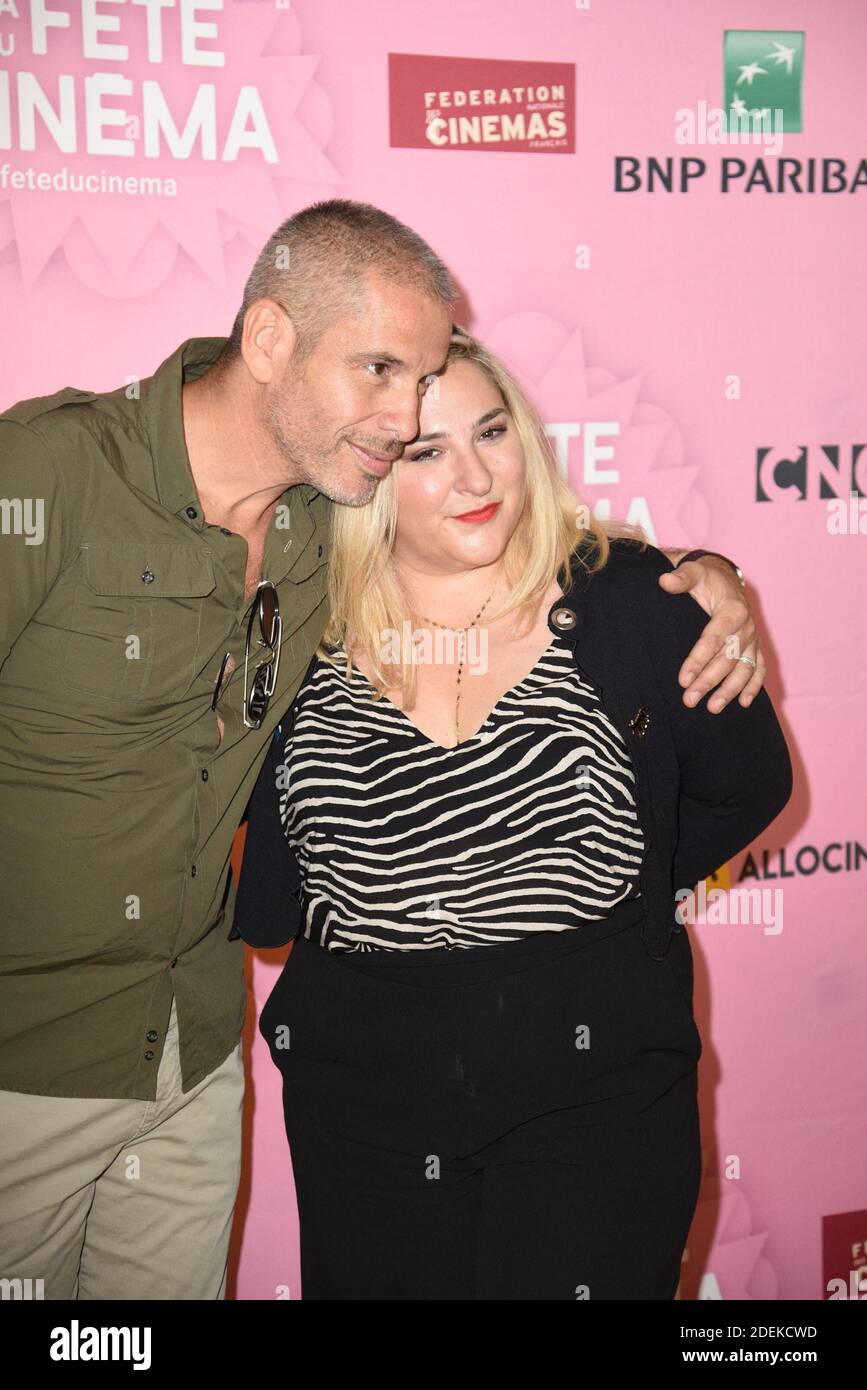 Medi Sadoun und Marilou Berry nehmen an der Vorstellung von ‘La fete du Cinema' im Kino Pathe Beaugrenelle in Paris am 30. Juni 2019 Teil. Foto von Mireille Ampilhac/ABACAPRESS.COM Stockfoto