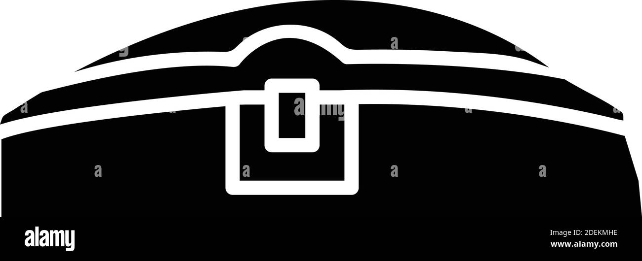 Windmühlen, Kinderdijk, Holland, Niederlande voll editierbare Vektorsymbole Stock Vektor