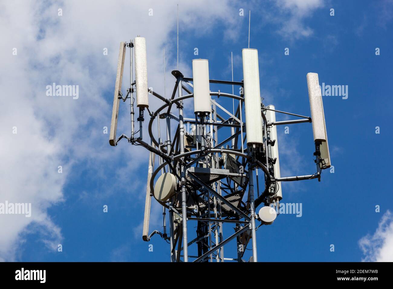 Telekommunikation-mast Stockfoto
