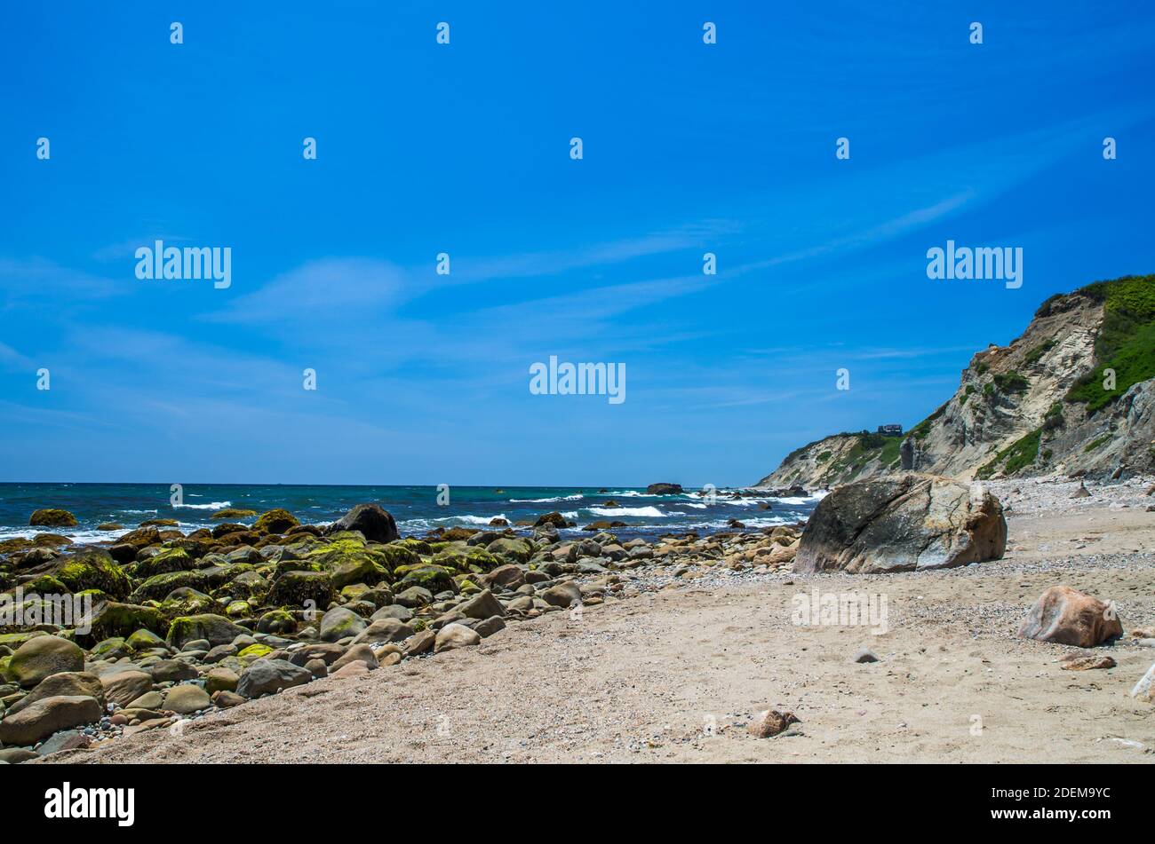 Vaill Beach, Block Island, Rhode Island Stockfoto