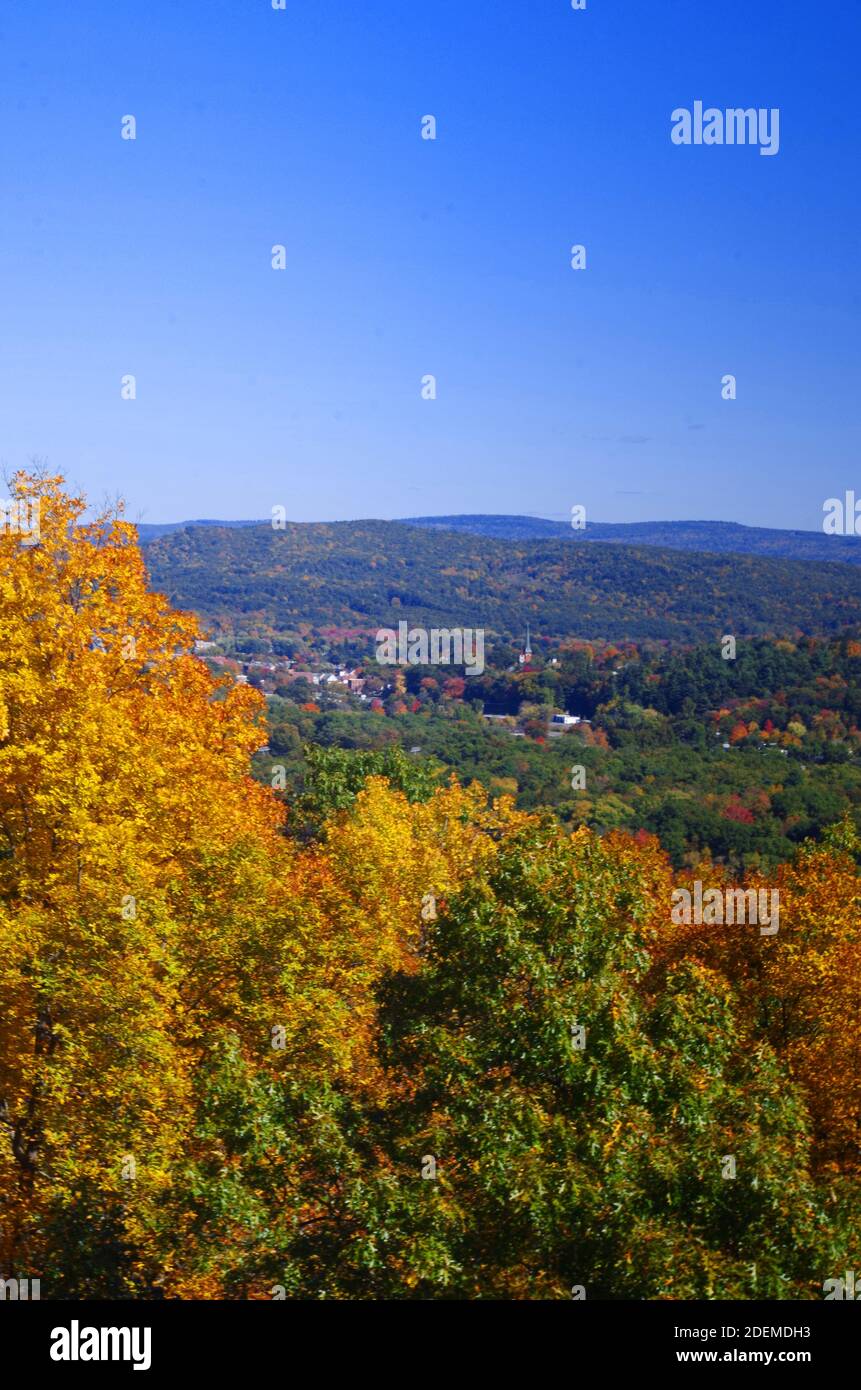 Fall Foliage, Western Massachusetts Stockfoto