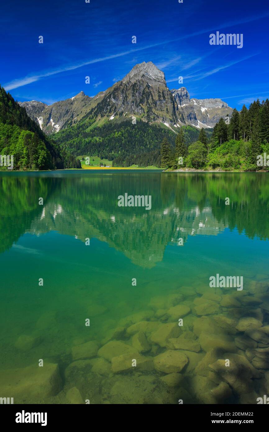 Geographie / Reisen, Schweiz, Obersee, Bruennelistock, 2133m, Naefels, Glaru, Additional-Rights-Clearance-Info-not-available Stockfoto