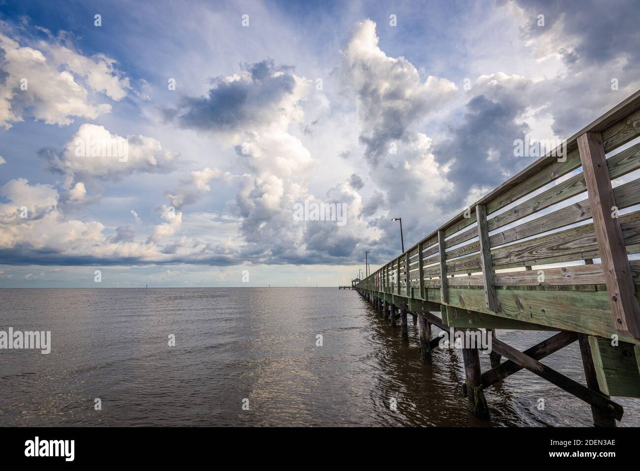 Biloxi, Mississippi, USA am Lighthouse Pier. Stockfoto