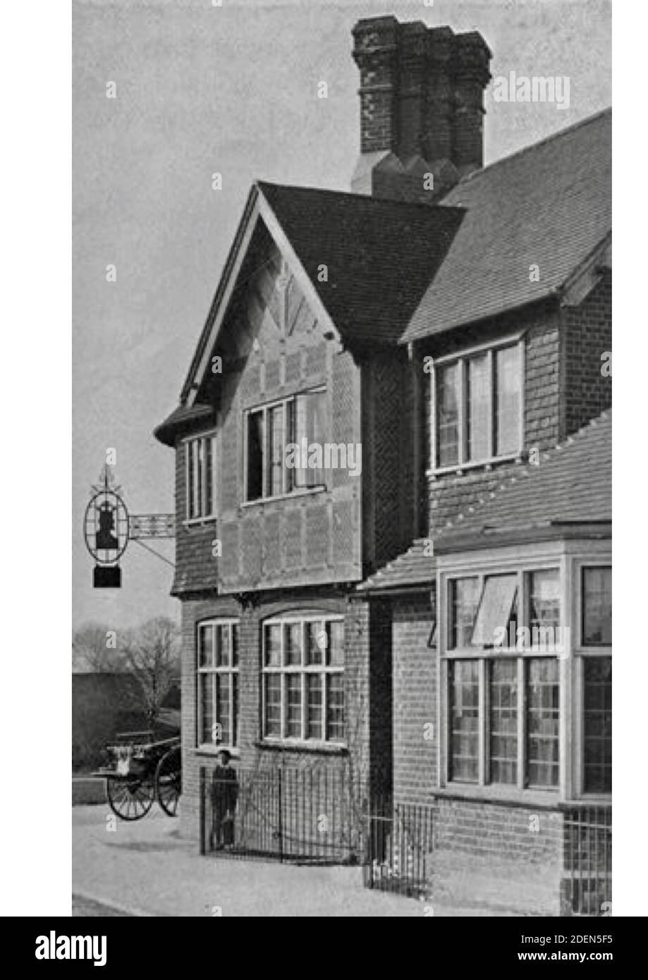 Vintage-Foto von The Kings Head, Loughton, Essex, England. Stockfoto