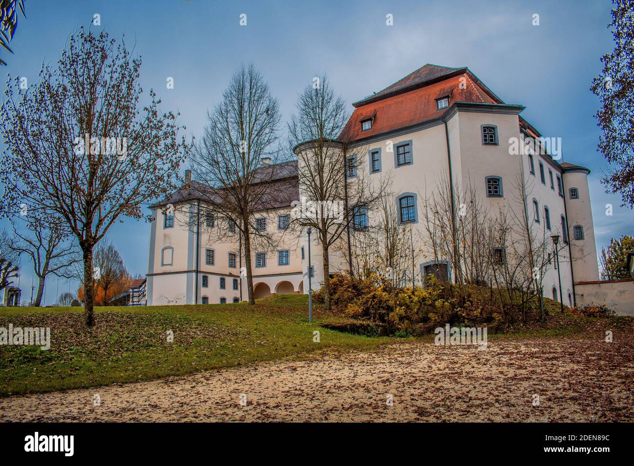 DE - Laupheim : Schloss Grosslaupheim Stockfoto