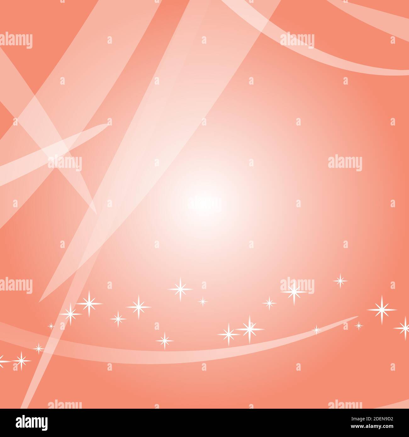 Farbenfroher abstrakter Hintergrund mit Kreisen und Sternen. Helles Design. Einfache flache Vektordarstellung. Stock Vektor