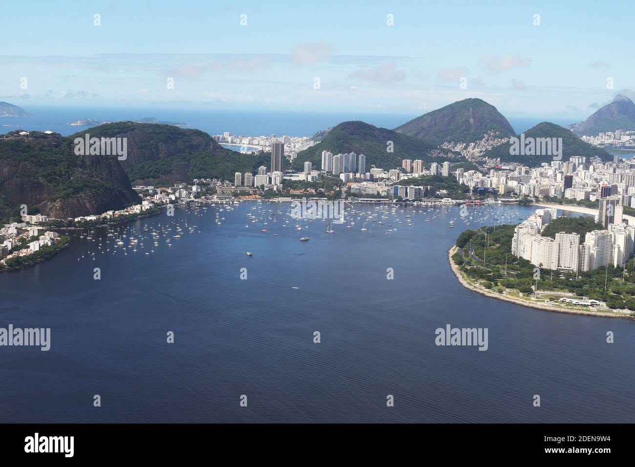 Rio de Janeiro - größtes internationales Reiseziel in Brasilien, Lateinamerika und der gesamten südlichen Hemisphäre. Stockfoto