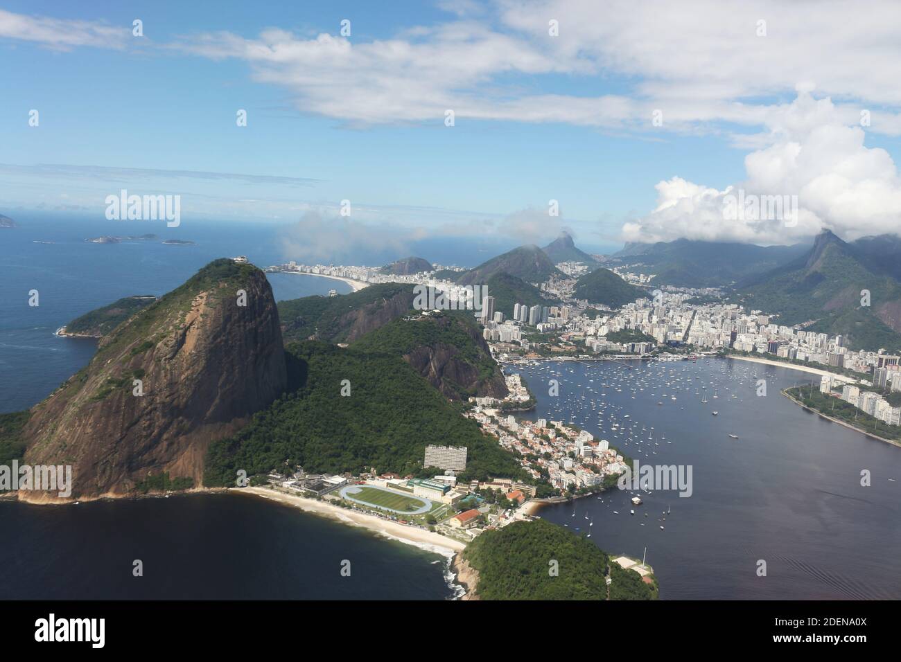 Rio de Janeiro - größtes internationales Reiseziel in Brasilien, Lateinamerika und der gesamten südlichen Hemisphäre. Stockfoto