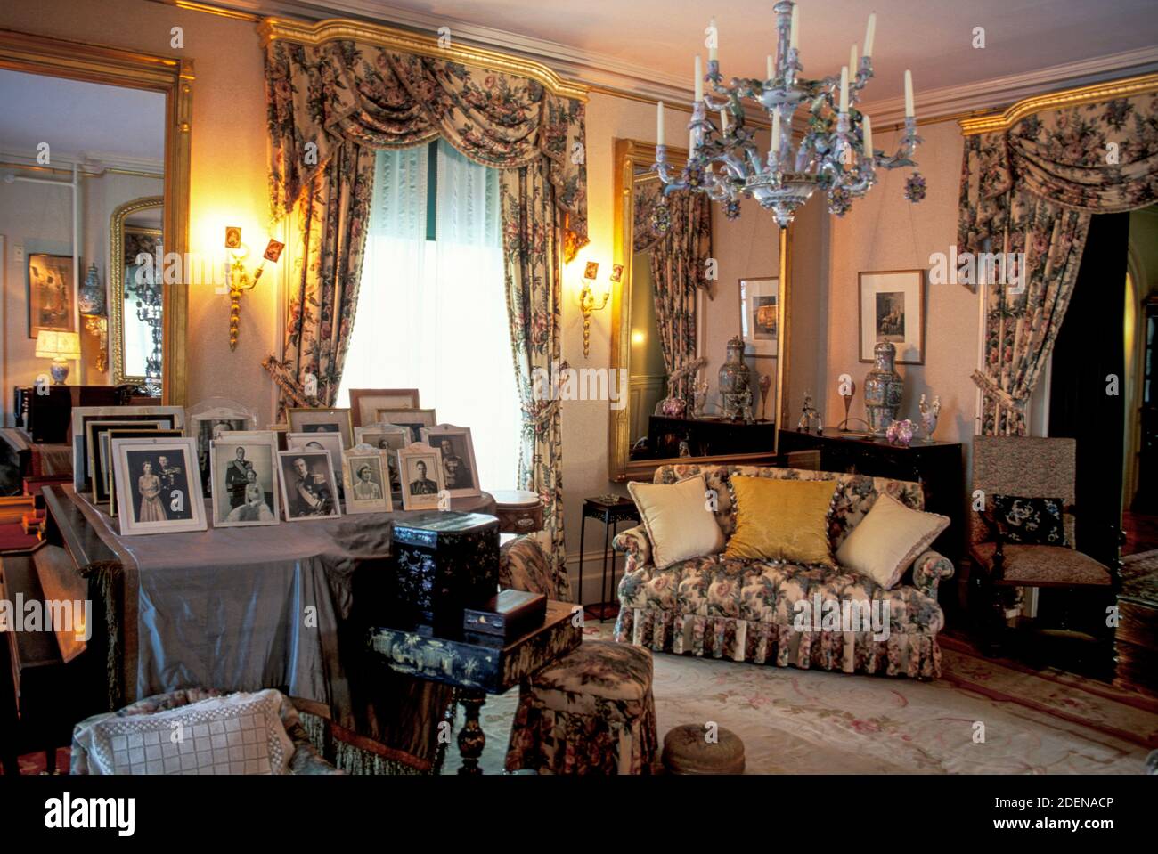 USA, Northeast, New York, Hudson Valley, Franklin Delano Roosevelt National. Historische Stätte Stockfoto