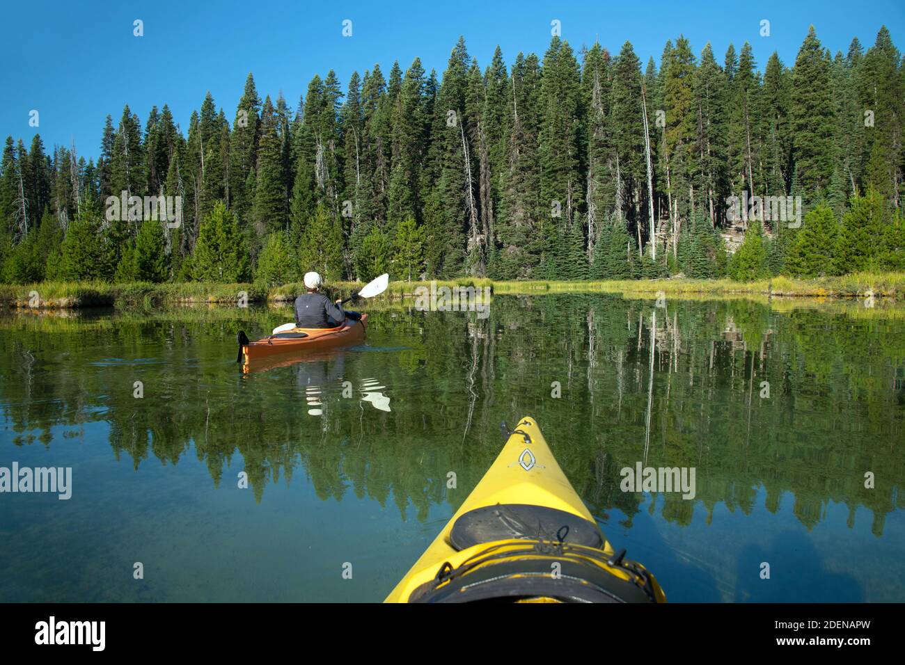 USA, Pacific Northwest, Oregon, Deschutes County, Deschutes National Forest, Hosmer Lake Stockfoto
