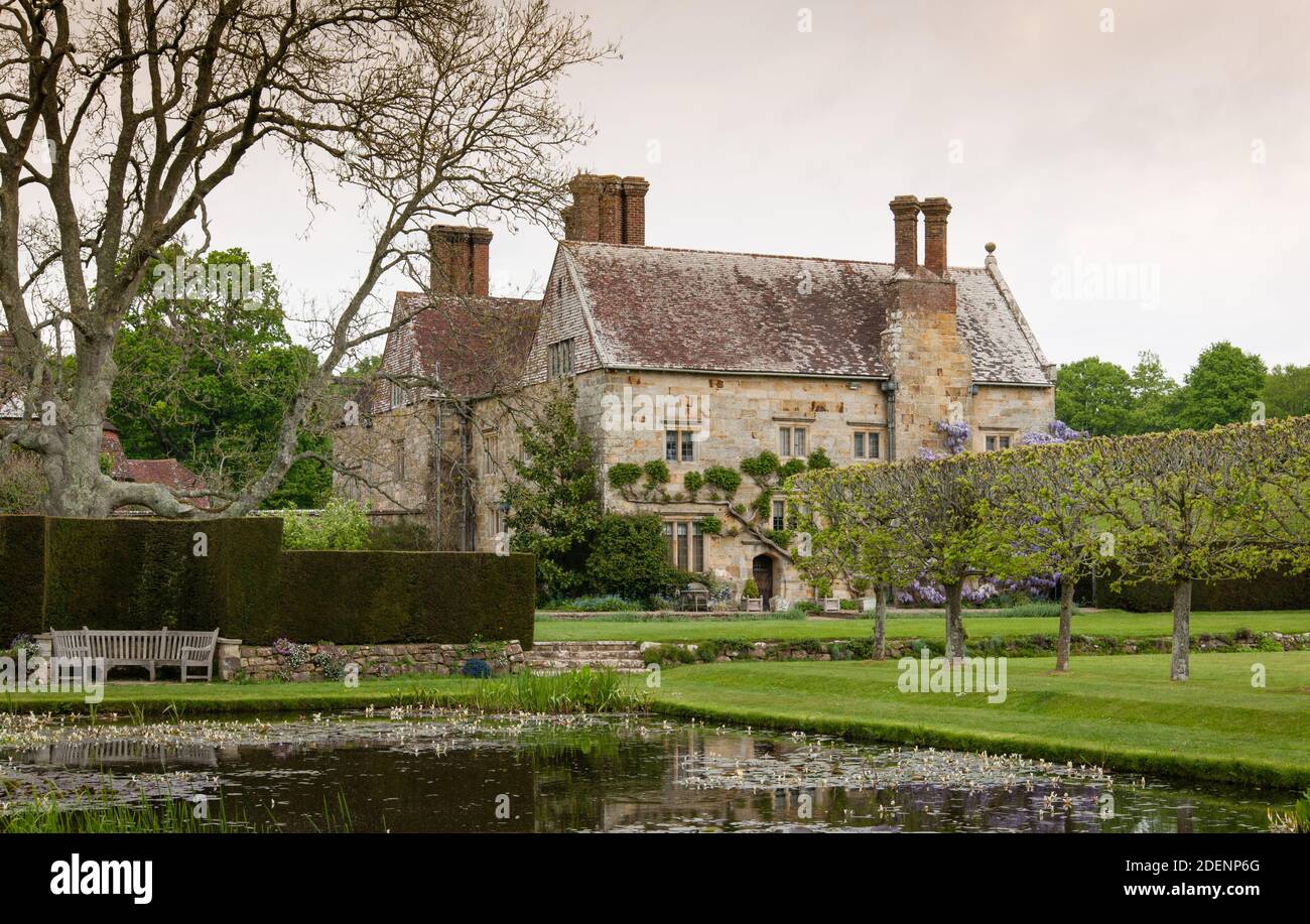 Rudyard Kiplings Haus, 'Bateman's', Burwash, East Sussex, England. National Trust Eigentum. Stockfoto