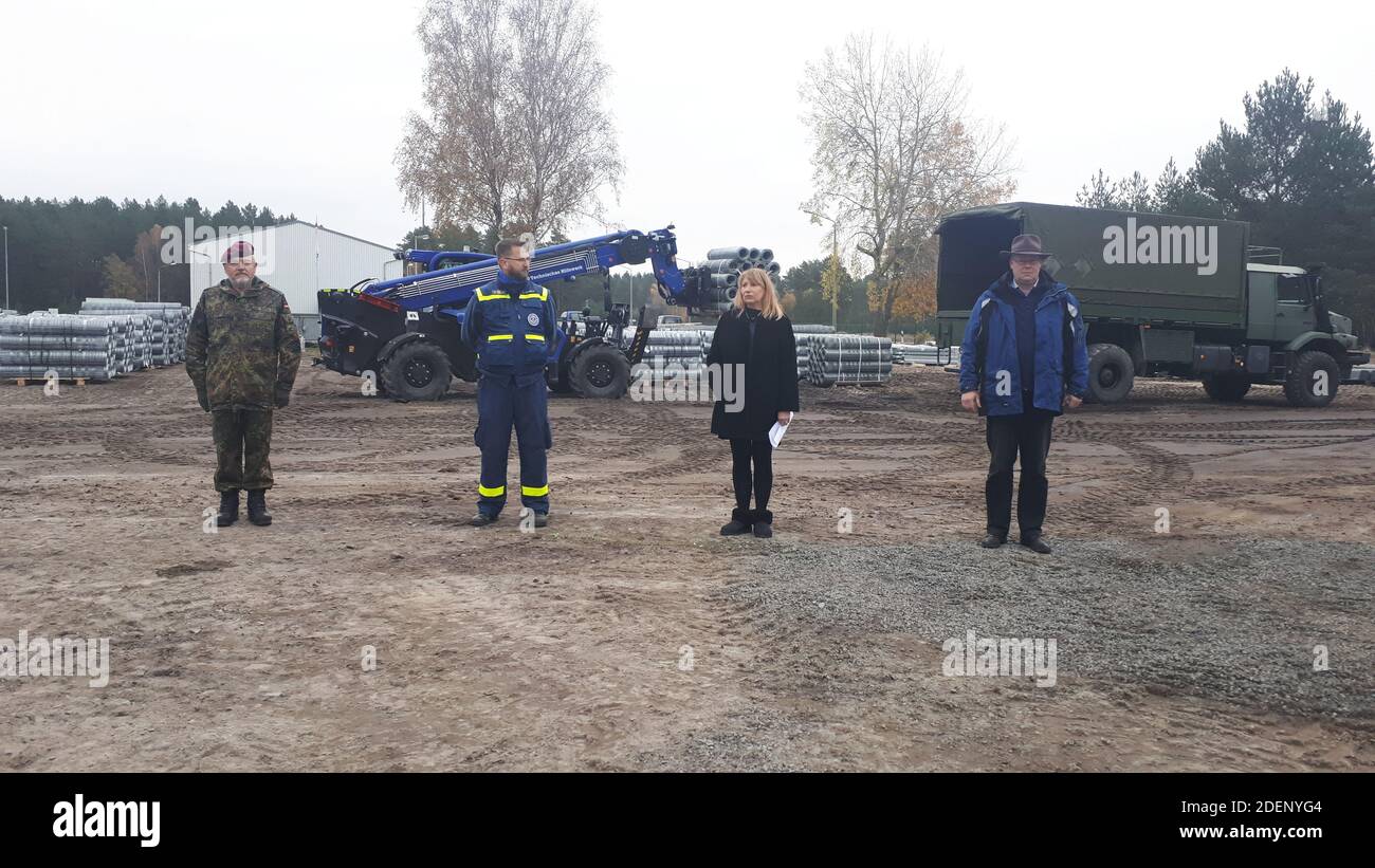 Bundeswehr Truppenlager Werdeck, Werdecker Forst 1, 02957 Krauschwitz Stockfoto