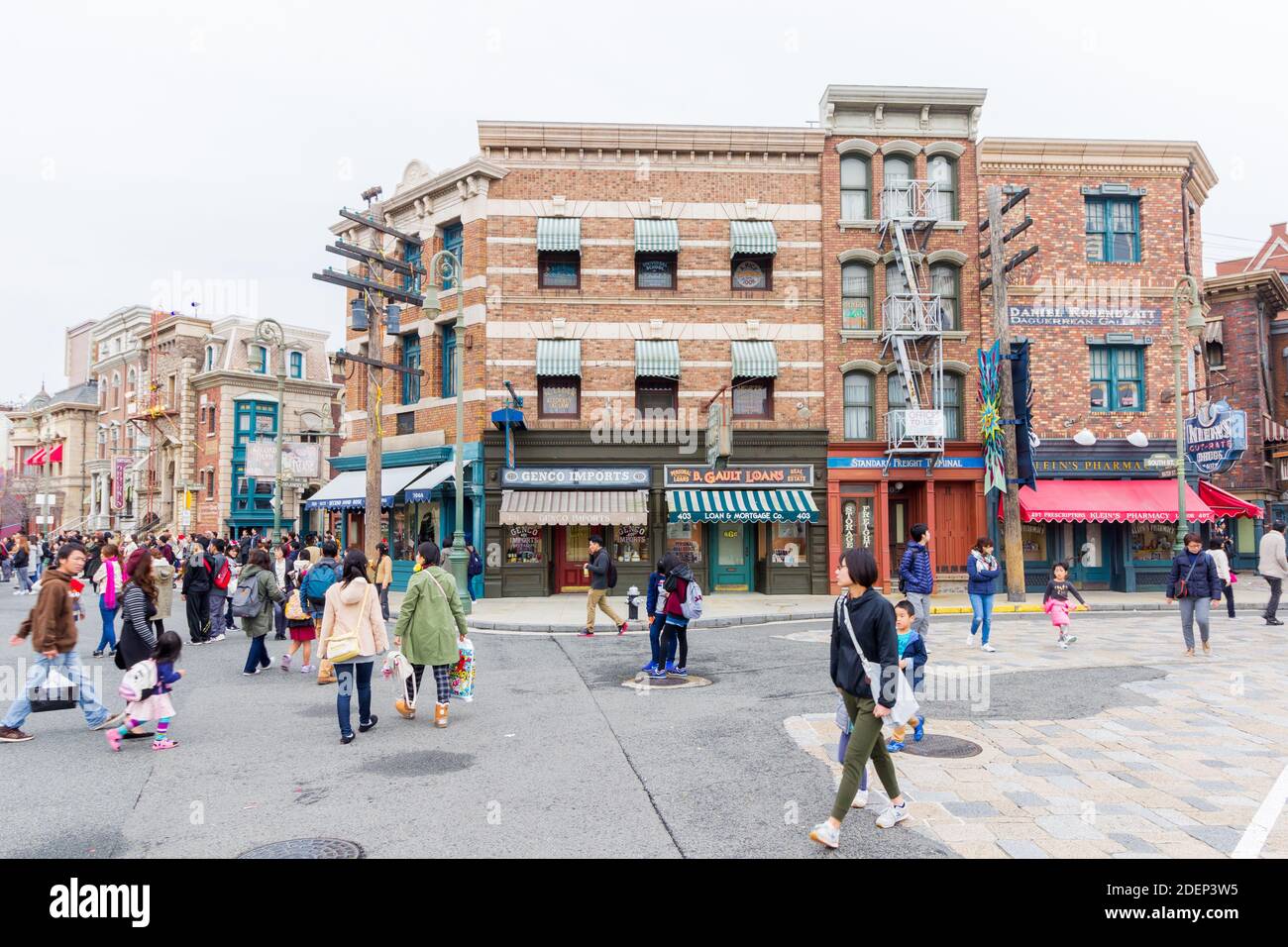 Im Themenpark der Universal Studios in Osaka, Japan Stockfoto