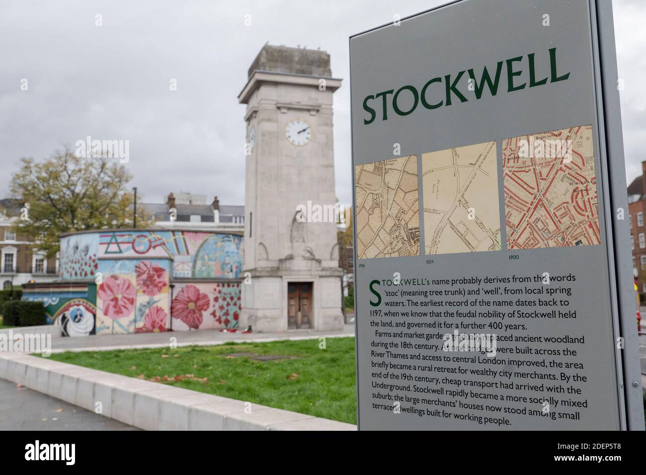 Das Violette Szabo Memorial im Stockwell Memorial Garden in South London. Foto von Sam Mellish Stockfoto