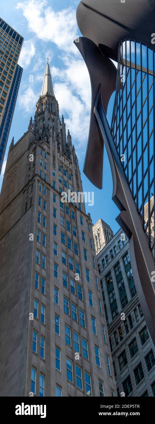 Daley Plaza in Chicago Stockfoto