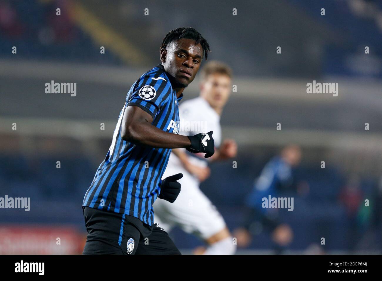 Gewiss Stadium, Bergamo, Italien, 01 Dec 2020, Duvan Zapata (Atalanta) während Atalanta Bergamasca Calcio gegen FC Midtjylland, UEFA Champions League Fußballspiel - Foto Francesco Scaccianoce / LM Stockfoto