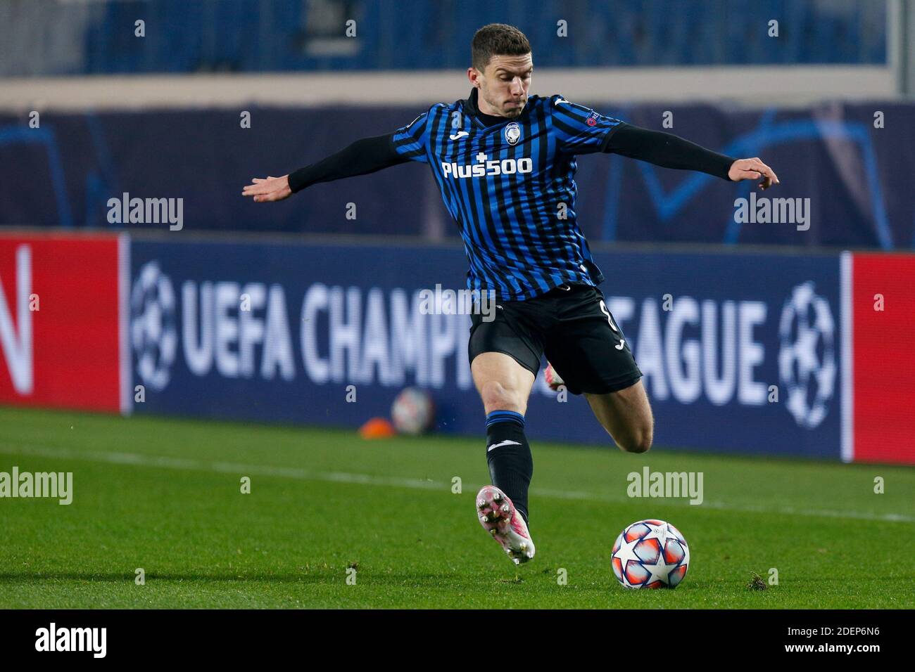 Gewiss Stadium, Bergamo, Italien, 01 Dec 2020, Robin Gosens (Atalanta) während Atalanta Bergamasca Calcio gegen FC Midtjylland, UEFA Champions League Fußballspiel - Foto Francesco Scaccianoce / LM Stockfoto