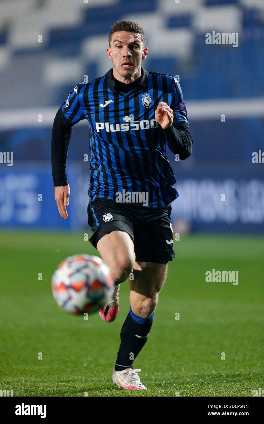 Gewiss Stadium, Bergamo, Italien, 01 Dec 2020, Robin Gosens (Atalanta) während Atalanta Bergamasca Calcio gegen FC Midtjylland, UEFA Champions League Fußballspiel - Foto Francesco Scaccianoce / LM Stockfoto