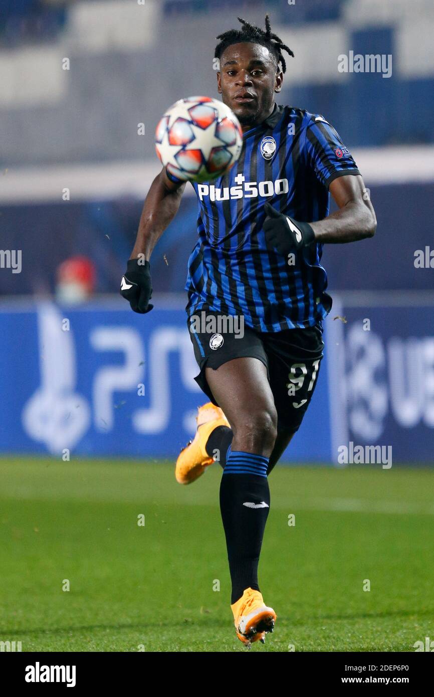 Gewiss Stadium, Bergamo, Italien, 01 Dec 2020, Duvan Zapata (Atalanta) während Atalanta Bergamasca Calcio gegen FC Midtjylland, UEFA Champions League Fußballspiel - Foto Francesco Scaccianoce / LM Stockfoto