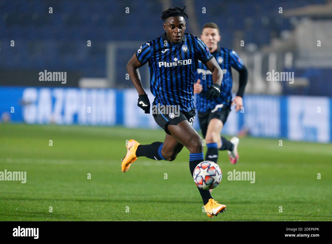 Gewiss Stadium, Bergamo, Italien, 01 Dec 2020, Duvan Zapata (Atalanta) während Atalanta Bergamasca Calcio gegen FC Midtjylland, UEFA Champions League Fußballspiel - Foto Francesco Scaccianoce / LM Stockfoto