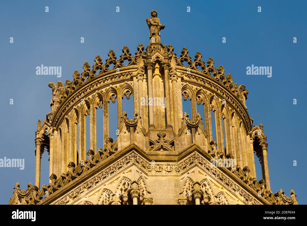 Frankreich, Loiret (45), Orleans, Sainte Croix Kathedrale, Gipfel des Turms Stockfoto