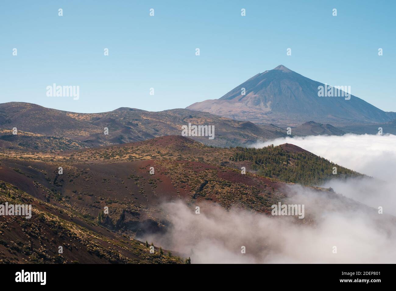 Pico del Teide, Berglandschaft auf Teneriffa - Stockfoto