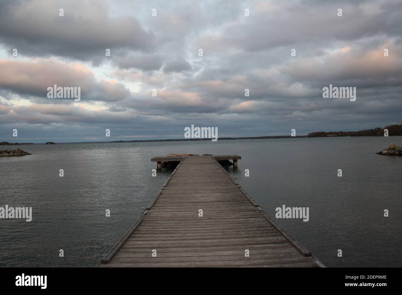 Lake simcoe ontario Stockfoto