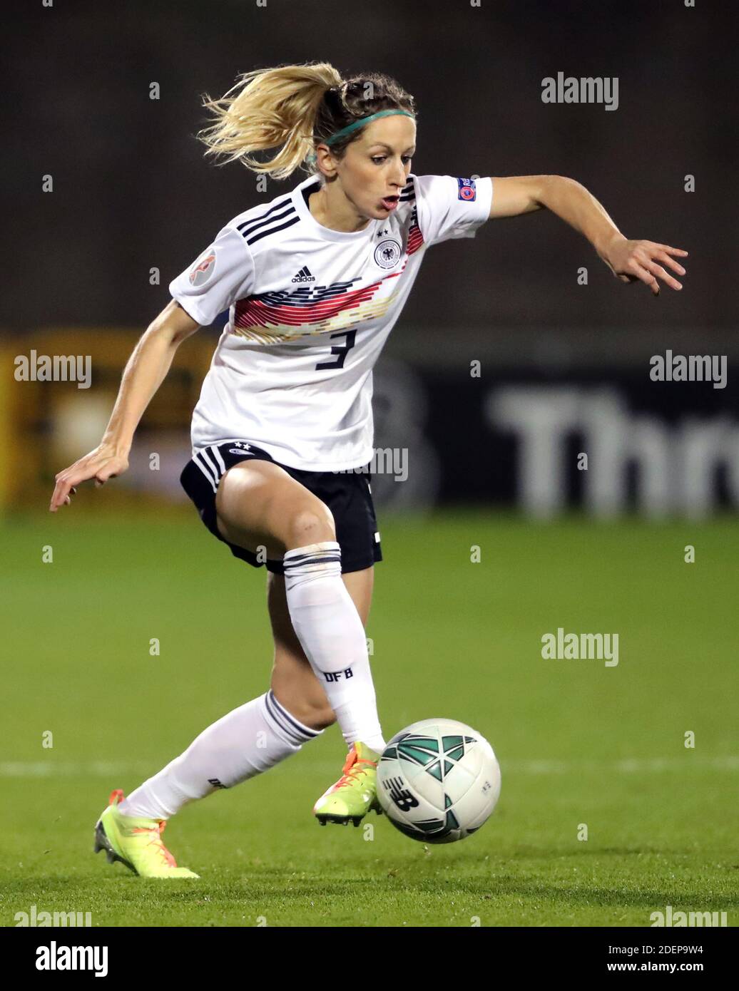 Deutschlands Kathrin Hendrich beim UEFA Women's Euro 2021 Qualifying Group I Spiel im Tallaght Stadium, Dublin, Irland. Stockfoto