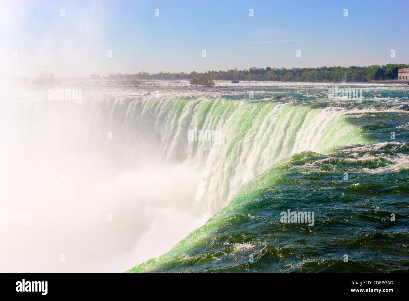 Waters of Niagara Falls, Ontario, Kanada Stockfoto