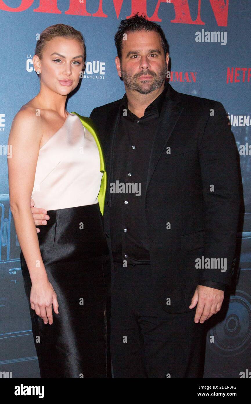 Lala Kent und Randall Emmett besuchen am 17. Oktober 2019 die Pariser Premiere von 'The Irishman' in der Cinematheque Francaise in Paris. Foto von Nasser Berzane/ABACAPRESS.COM Stockfoto