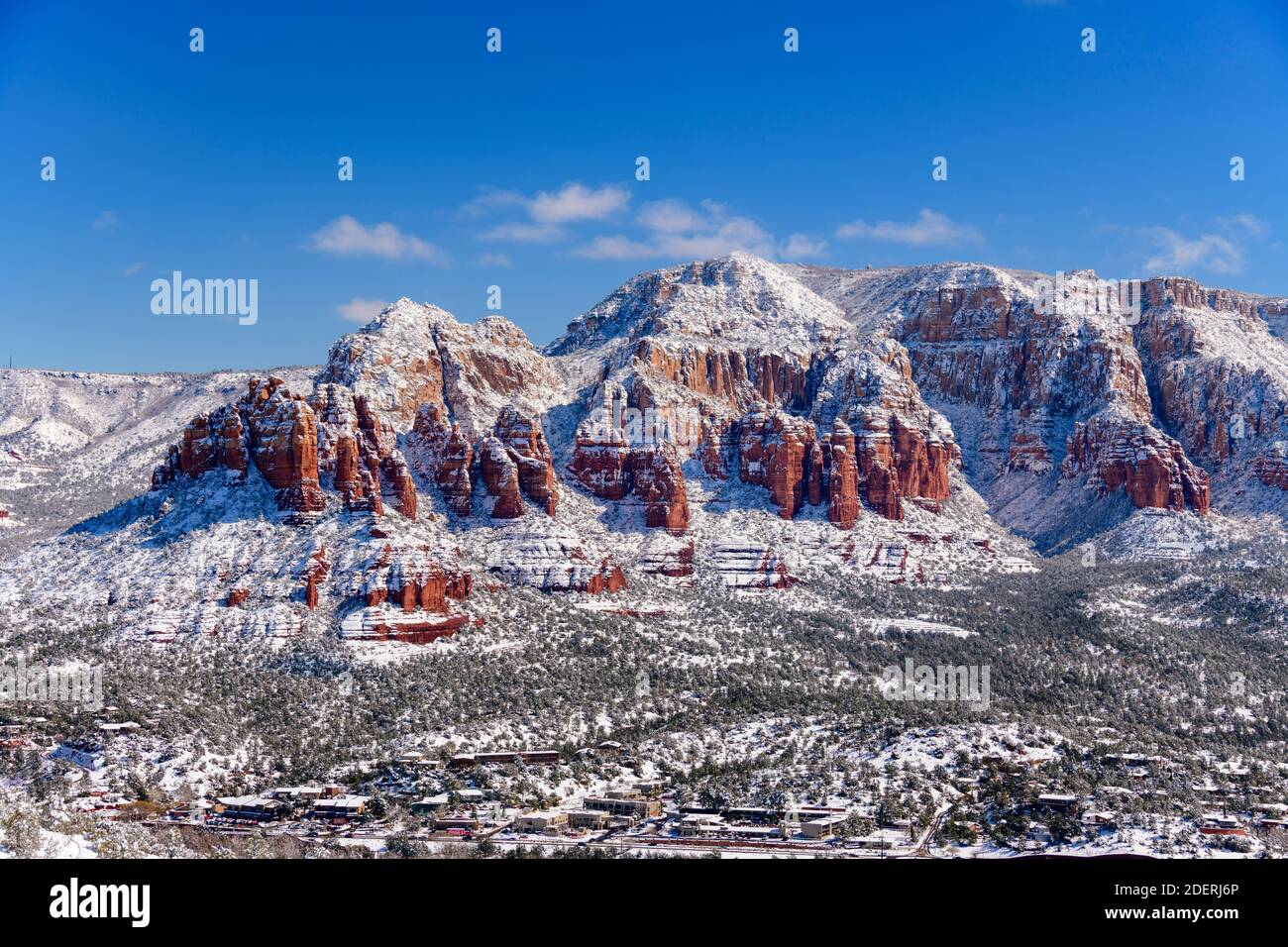 Winter in Sedona, Arizona, USA. Stockfoto