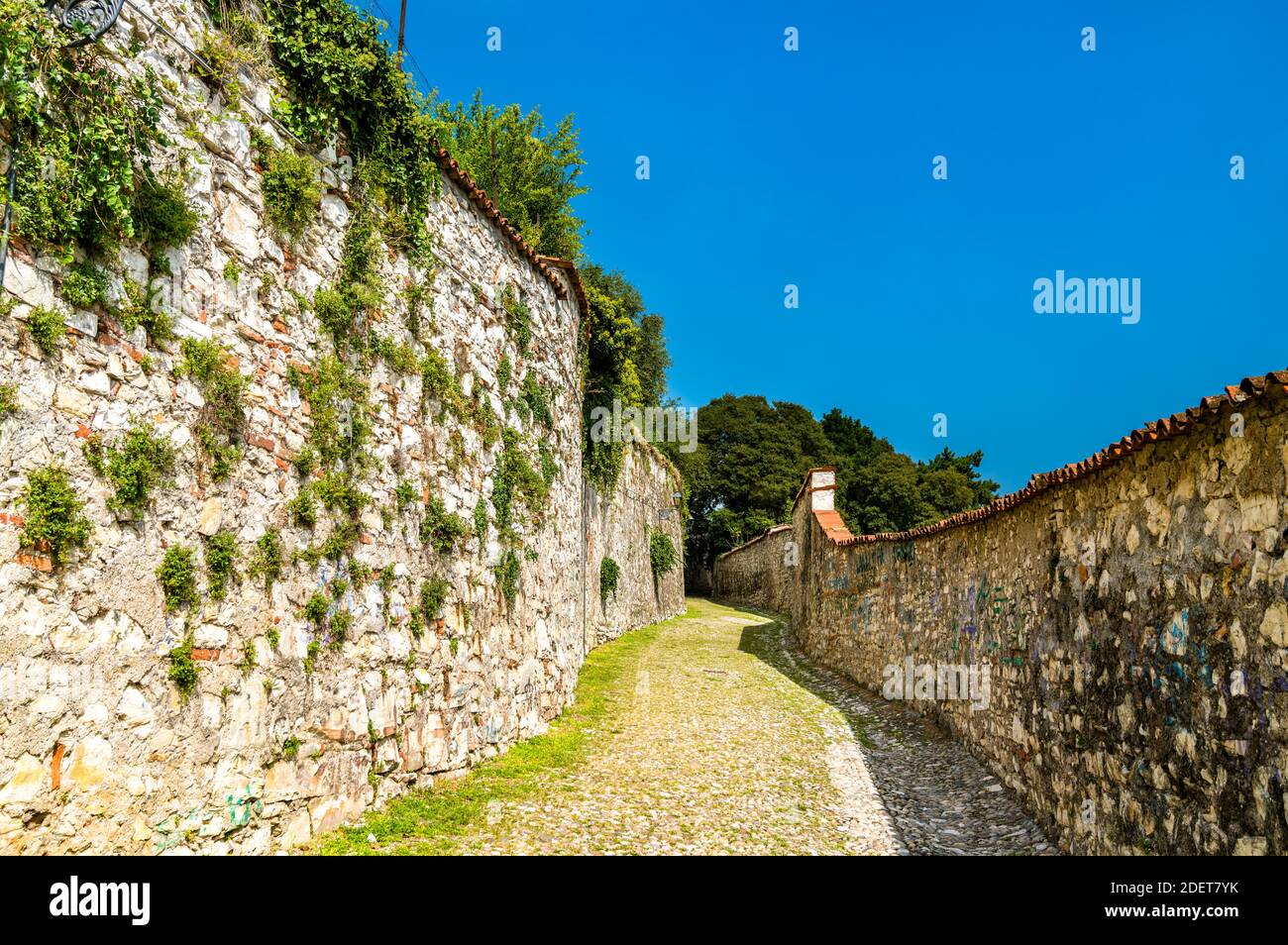 Brescia Schloss in Italien Stockfoto