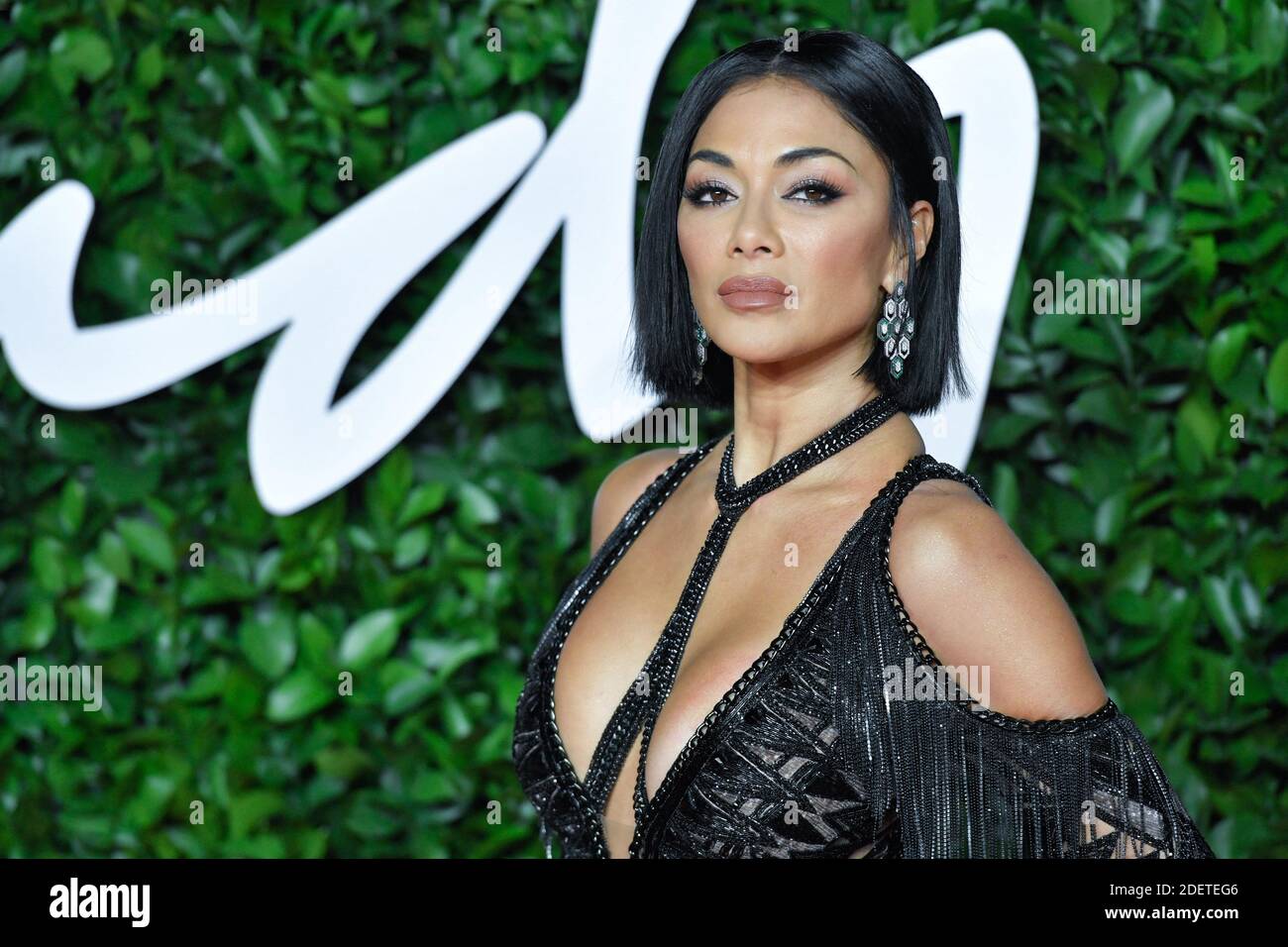 Nicole Scherzinger bei den Fashion Awards 2019 in der Royal Albert Hall in London, England am 02. Dezember 2019. Foto von Aurore Marechal/ABACAPRESS.COM Stockfoto