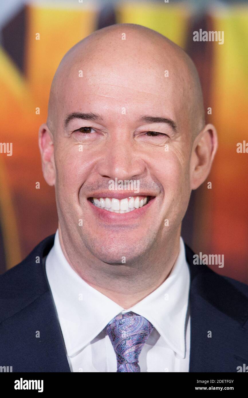 Der Produzent und Schwager von Dwayne Johnson, Hiram Garcia, nimmt am 03. Dezember 2019 an der Pariser Filmpremiere "Jumanji Next Level" im Le Grand Rex in Paris Teil. Foto von Nasser Berzane/ABACAPRESS.COM Stockfoto