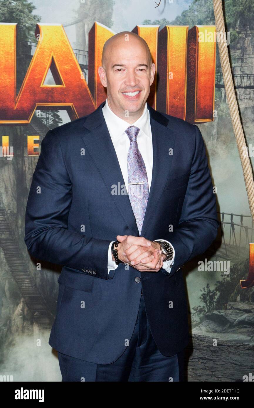 Der Produzent und Schwager von Dwayne Johnson, Hiram Garcia, nimmt am 03. Dezember 2019 an der Pariser Filmpremiere "Jumanji Next Level" im Le Grand Rex in Paris Teil. Foto von Nasser Berzane/ABACAPRESS.COM Stockfoto