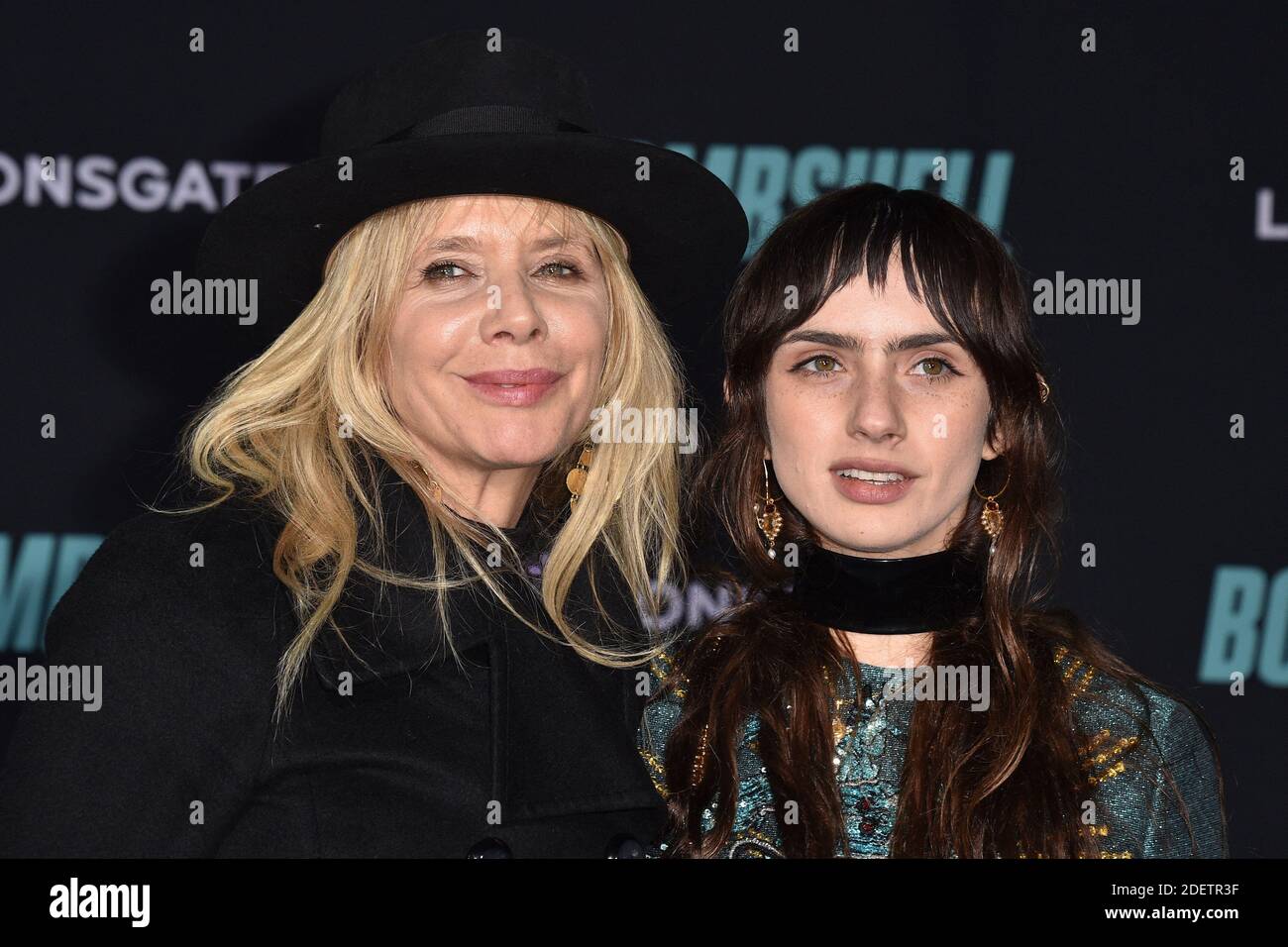 Rosanna Arquette und Zoë Bleu Sidel nehmen am 10. Dezember 2019 an einer Sondervorführung von Liongates 'Bombshell' im Regency Village Theatre in Los Angeles, CA, USA Teil. Foto von Lionel Hahn/ABACAPRESS.COM Stockfoto