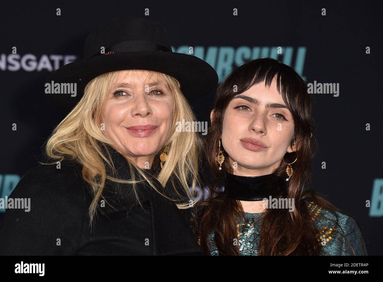 Rosanna Arquette und Zoë Bleu Sidel nehmen am 10. Dezember 2019 an einer Sondervorführung von Liongates 'Bombshell' im Regency Village Theatre in Los Angeles, CA, USA Teil. Foto von Lionel Hahn/ABACAPRESS.COM Stockfoto