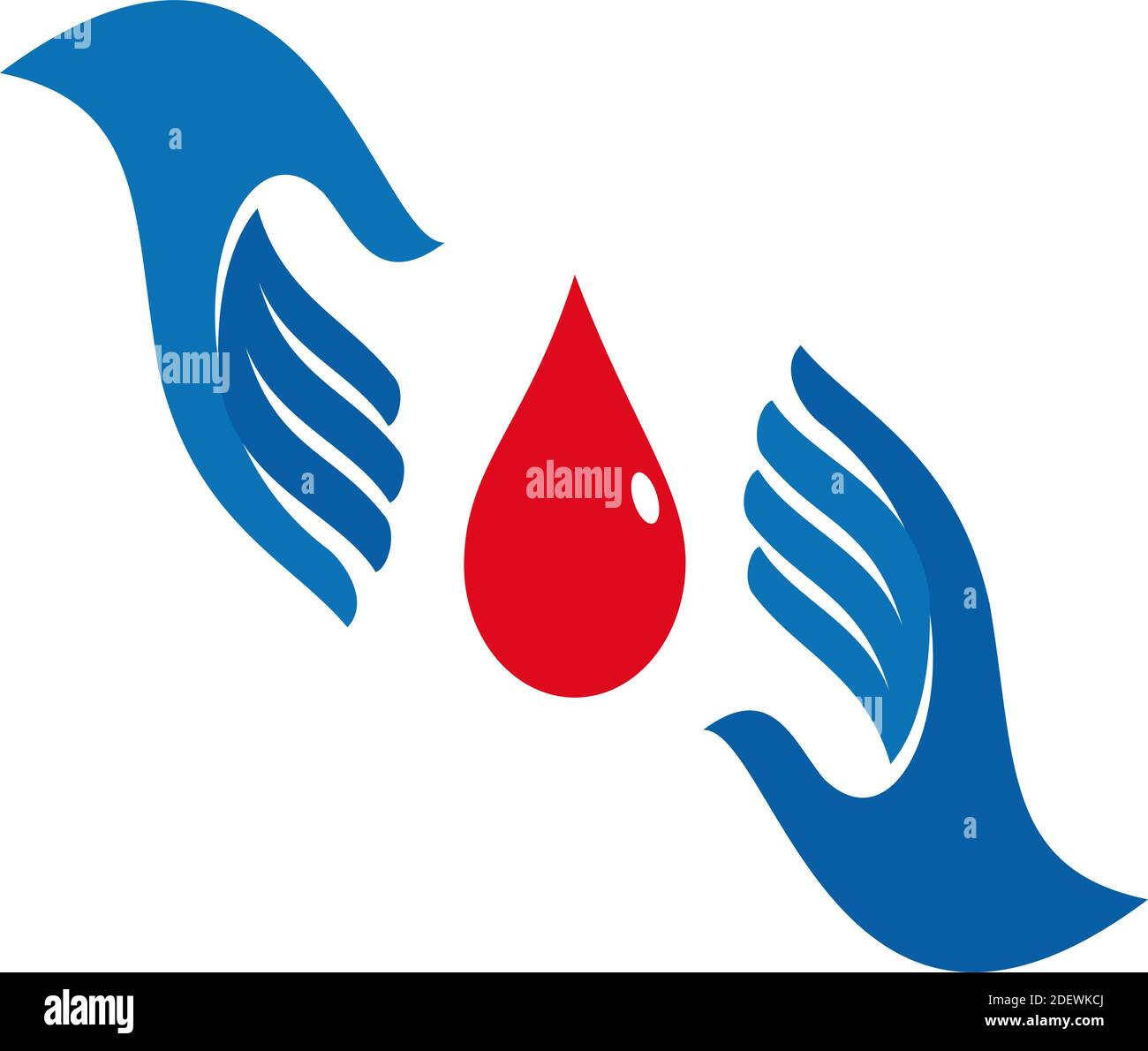 Vektor-Zeichen Blutspende Konzept Stock Vektor