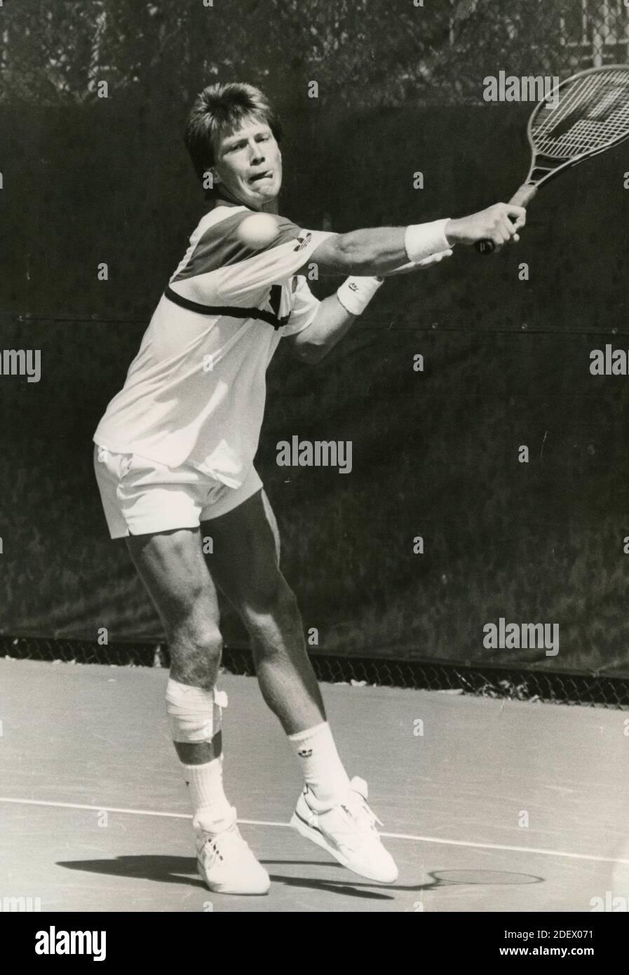 Deutscher Tennisspieler Eric Jelen, US Open 1986 Stockfoto