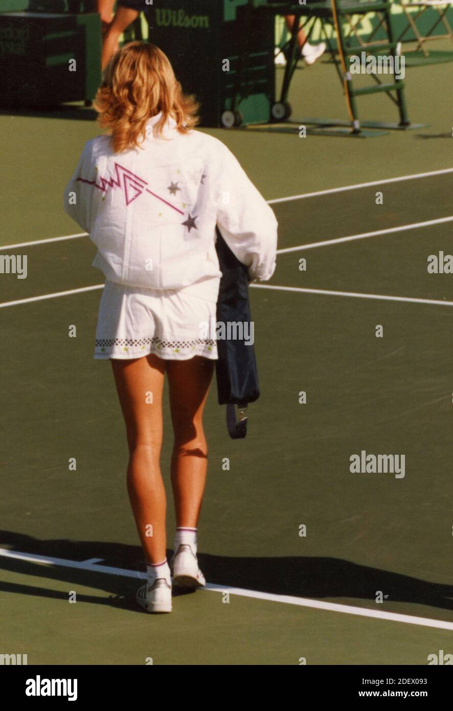 Deutsche Tennisspielerin Steffi Graf, 1990er Jahre Stockfoto